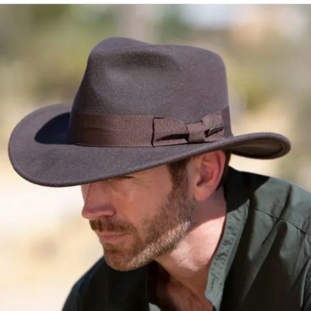 Brown Fedora Hat